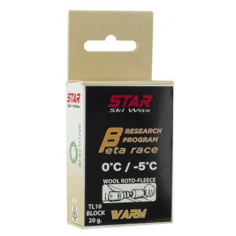 Star Ski Wax TL10 Block Beta Race warm 20g