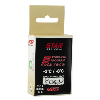 Star Ski Wax TL11 Block Beta Race med 20g